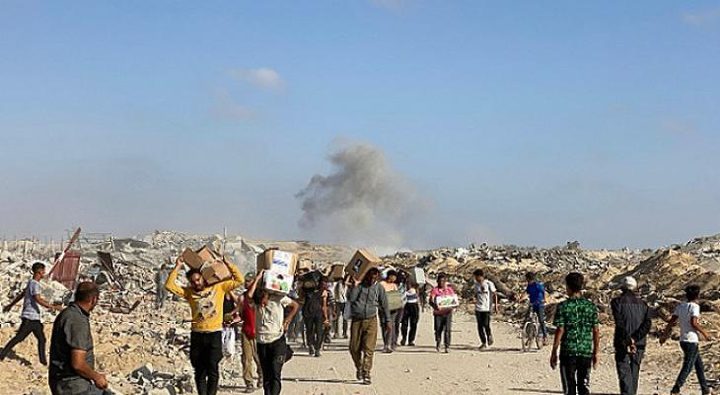 23 شهيدًا وأكثر من 200 جريح قرب نقطة توزيع المساعدات الأمريكية برفح