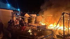 شهداء وجرحى بقصف خيمة تؤوي نازحين غربي خان يونس