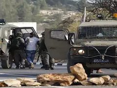 قوات الاحتلال تعتقل مواطنا من بيت أمر شمال الخليل