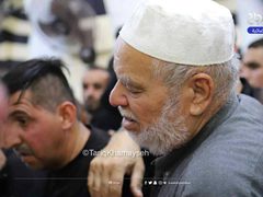 جانب من تشييع شهيد لقمة العيش مصطفى الطل بمدينة الظاهرية جنوب الخليل