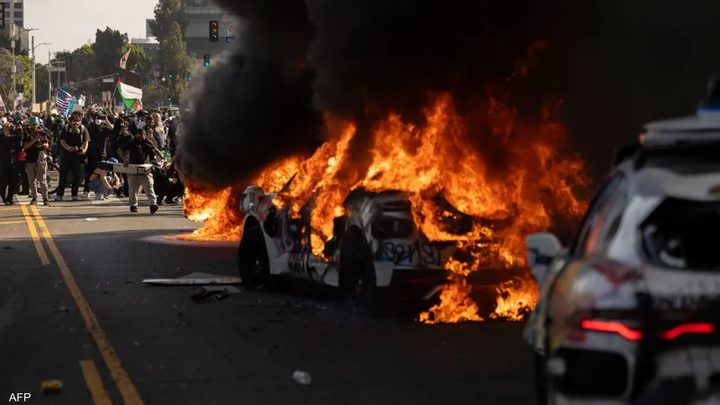 حرب شوارع في لوس أنجلوس.. وترامب يهدد بإرسال المارينز