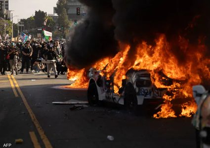 حرب شوارع في لوس أنجلوس.. وترامب يهدد بإرسال المارينز