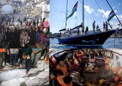 نتنياهو يراكم جرائم الحرب.. قرصنة بحرية ومجازر يومية في غزة