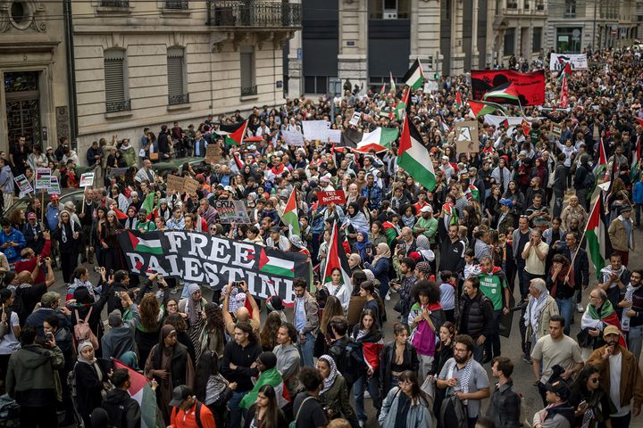 مظاهرات في سويسرا تنديدا بالحرب على غزة