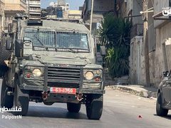 اقتحام منطقة كروم عاشور المحيطة في البلدة القديمة وسط نابلس.