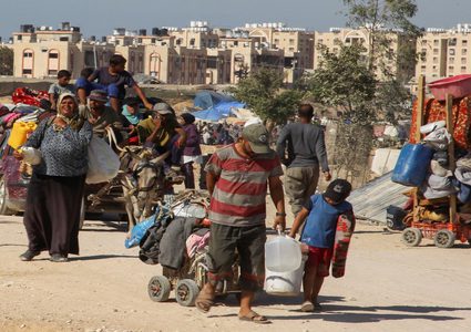 محدث: أوامر إخلاء لأحياء في خانيونس وشرق مدينة غزة