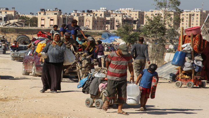 محدث: أوامر إخلاء لأحياء في خانيونس وشرق مدينة غزة