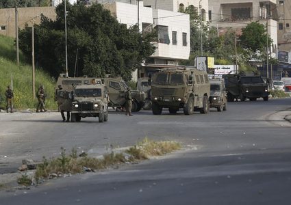 (معدل) إصابة شاب من ميثلون قرب جدار الفصل شمال شرق جنين