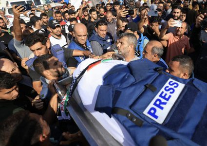 نقابة الصحفيين: 12 شهيدًا صحفيًا في أيار وتهجير 250 من أماكن سكناهم