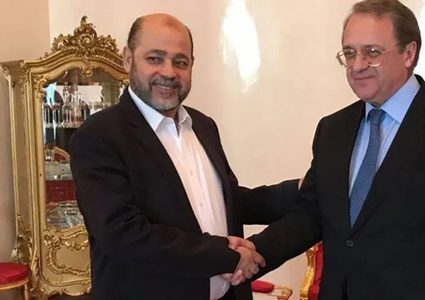 وفد قيادي من حركة حماس يلتقي نائب وزير الخارجية الروسي بموسكو