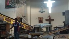 قتلى وجرحى بإطلاق نار وتفجير في كنيسة بالعاصمة السورية