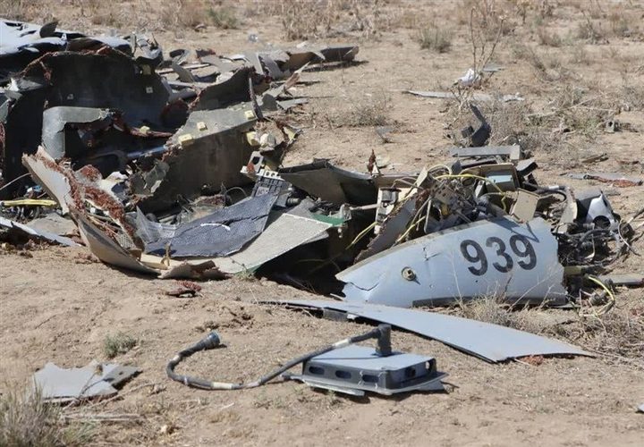 الدفاعات الجوية في محافظة مركزي دمرت طائرة مسيَرة إسرائيلية من طراز "هرمز".