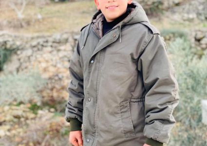 استشهاد الطفل ريّان تامر حوشية من بلدة اليامون غرب جنين