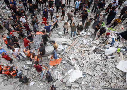 الإعلامي الحكومي: الاحتلال يقصف مستشفى شهداء الأقصى للمرة الـ12