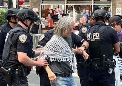 نيويورك.. اعتقال 22 مناهضًا للحرب بعد 40 يومًا من الإضراب تضامنا مع غزة