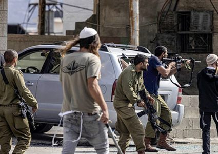 مستعمرون يسرقون اغناما في بلدة جوريش