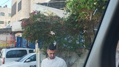 مستوطنون قامو بالقاء الحجاره على سيارة اسعاف النجمه بالقرب من مستوطنة جلعاد غربي نابلس