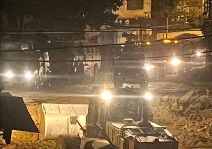 إصابة ثلاثة مواطنين بقصف من مسيّرة للاحتلال على مدخل مخيم طولكرم