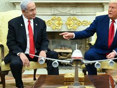 "تهجير اهالي غزة وصفقة التبادل والتطبيع … اهم ماجاء في لقاء نتنياهو وترامب