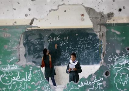 التربية: الاحتلال تسبب باستشهاد 18.243 طالبا وتدمير 111 مدرسة و60 مبنىً جامعي