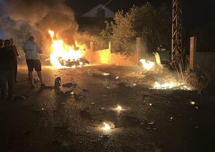 إسرائيل تقصف جنوب لبنان بعد انتهاء زيارة السفير الأمريكي لبيروت