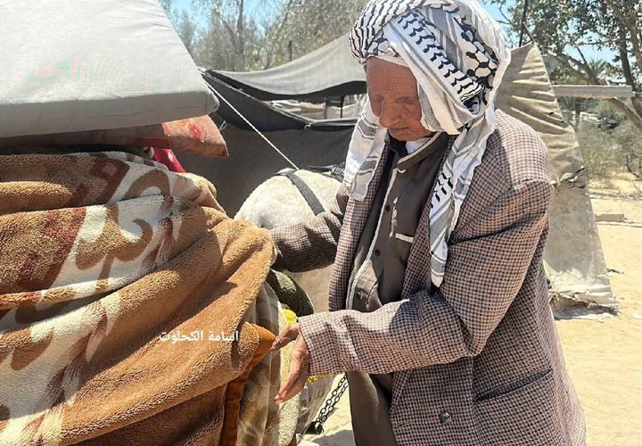 مشاهد اخلاء عدة احياء جنوب دير البلح