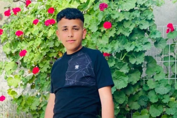 استشهاد الطفل إبراهيم نصر (16 عاماً) متأثرا بإصابته برصاص الاحتلال في قباطية