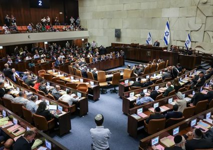 الكنيست يصادق على مقترح يدعو لضم الضفة الغربية المحتلة