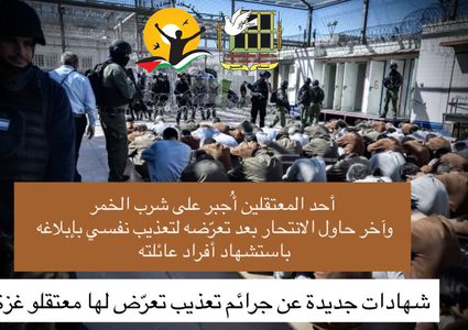 التعذيب بالماء الساخن والإجبار على شرب الخمر: شهادات مروعة لمعتقلي غزة