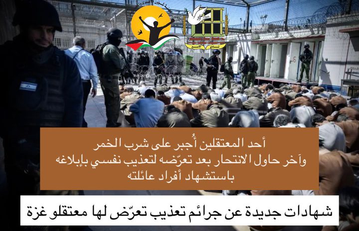 التعذيب بالماء الساخن والإجبار على شرب الخمر: شهادات مروعة لمعتقلي غزة