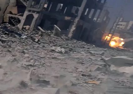 القسام تعلن استهداف ناقلة جند شمال خانيونس