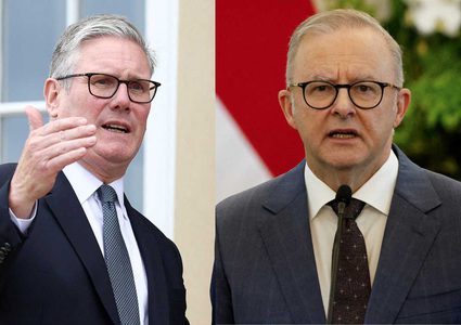 رئيسا وزراء أستراليا وبريطانيا يناقشان أزمة غزة والاعتراف بفلسطين