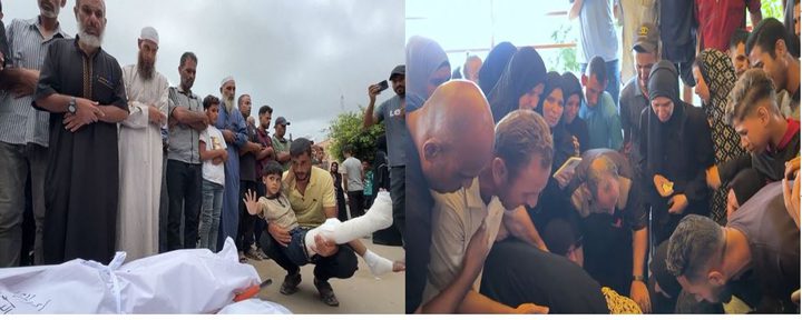 استهداف عائلة الفرا: قصف يُمزق خيمة نازحين ويترك الطفل براء وحيدًا