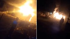 مستوطنون يحرقون مساكن الأهالي في تجمع عرب المليحات بأريحا