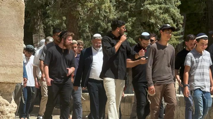 1251 مستوطنًا يقتحمون الأقصى بقيادة المتطرف بن غفير في ذكرى "خراب الهيكل"