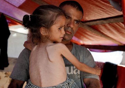 اليونيسيف: واحد من كل 3 أشخاص بغزة يقضي أياما دون طعام