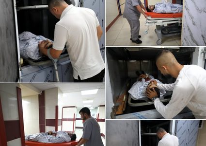 جماهير نابلس تشيع جثمان الشهيد معين أصفر