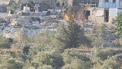 استشهاد الشاب يوسف العامر في اعقاب محاصرته داخل "بركس " بين قباطية ومركة جنوب جنين