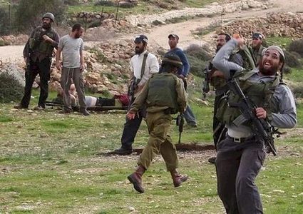 هجوم للمستوطنين على قرية المغير شمال شرق رام الله