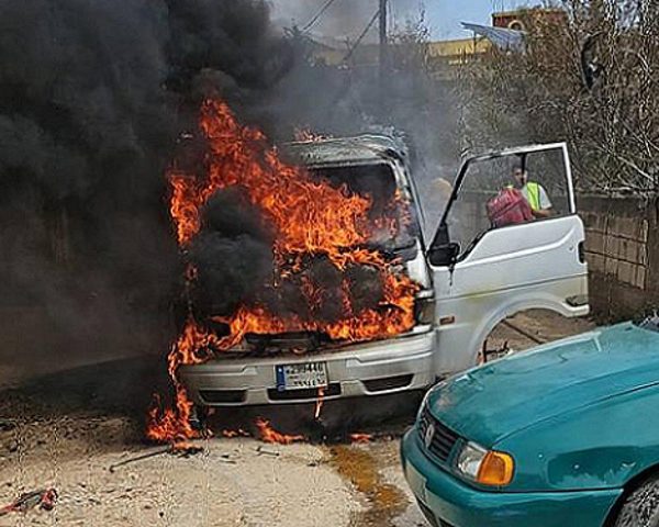 شهيد في غارة للاحتلال على مركبة جنوب لبنان