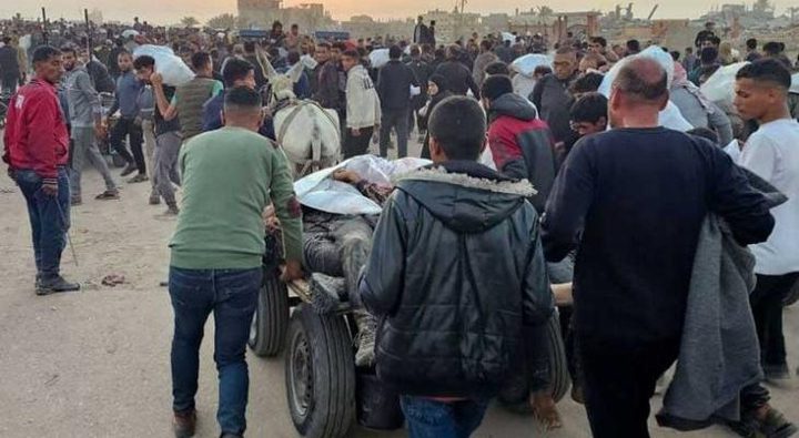 4 شهداء ومصابون من منتظري المساعدات برصاص الاحتلال شمال قطاع غزة