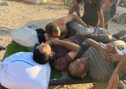 5 شهداء ومصابون برصاص الاحتلال من منتظري المساعدات جنوب خان يونس