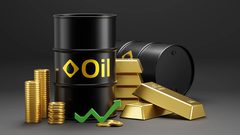 ارتفاع أسعار الذهب واستقرار النفط