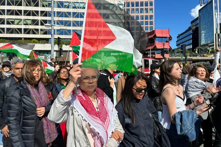 مظاهرة حاشدة في سان فرانسيسكو لمطالبة بإنهاء "الابادة في غزة"