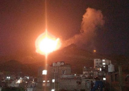 غارات إسرائيلية تستهدف محطة كهرباء حزيز جنوب صنعاء