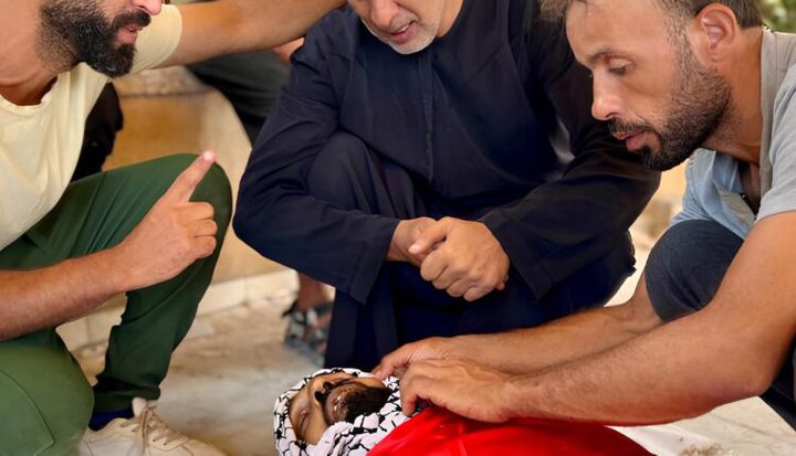استشهاد لاعب كرة السلة محمد شعلان في خان يونس