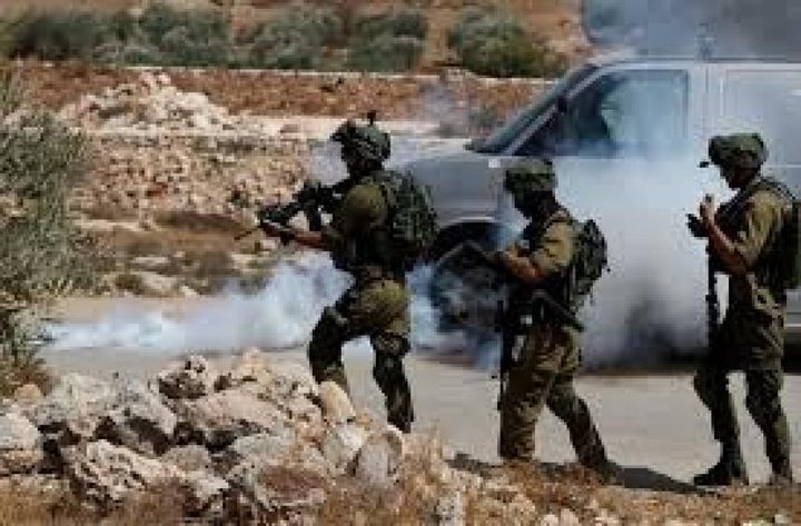 إصابة مواطن بالرصاص المطاطي في قصرة جنوب نابلس