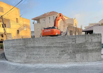 السلطات الإسرائيلية تهدم منزلا قيد الإنشاء في أم الفحم بأراضي 48