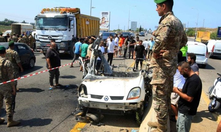 استشهاد لبناني جراء استهدافه من مسيرة إسرائيلية في النبطية