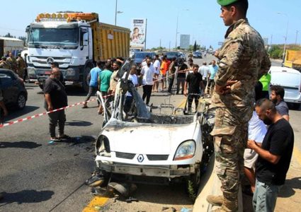 استشهاد لبناني جراء استهدافه من مسيرة إسرائيلية في النبطية